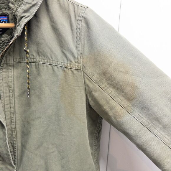 Patagonia Insulated Lined Prairie Dawn Parka Coat Jacket Women's Green Size M - Picture 4 of 13